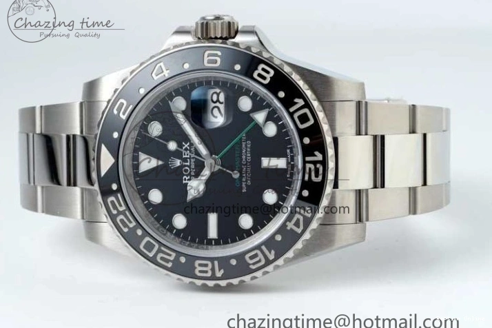 0114 GMT-Master II 116710 LN Black Ceramic 904L Steel NTF 1:1 Best Edition on Oyster Strap VR3186 CHS WaterResistant 2300